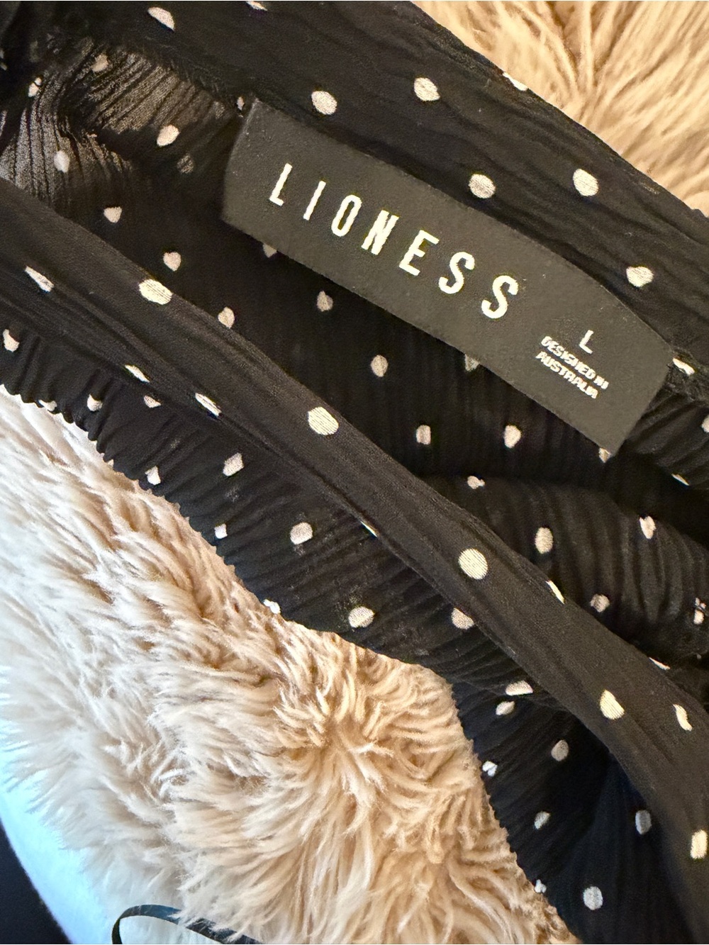 Lioness black Halter Polka Dot Maxi Dress - Picture 7 of 7